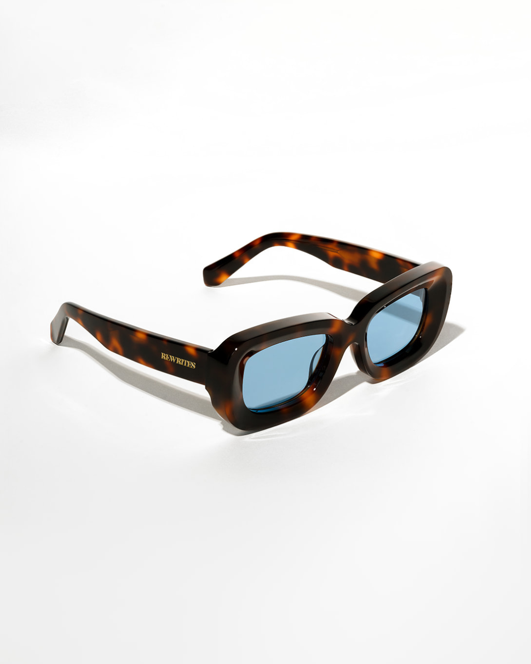 Blue rectangle sunglasses online