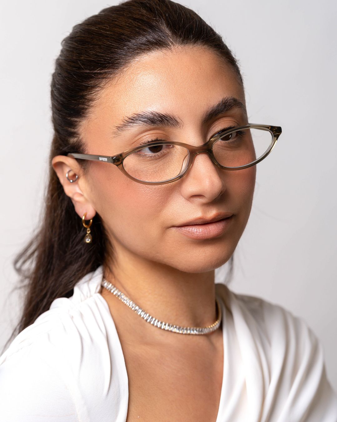 Perspective — Olive Blue Light Glasses